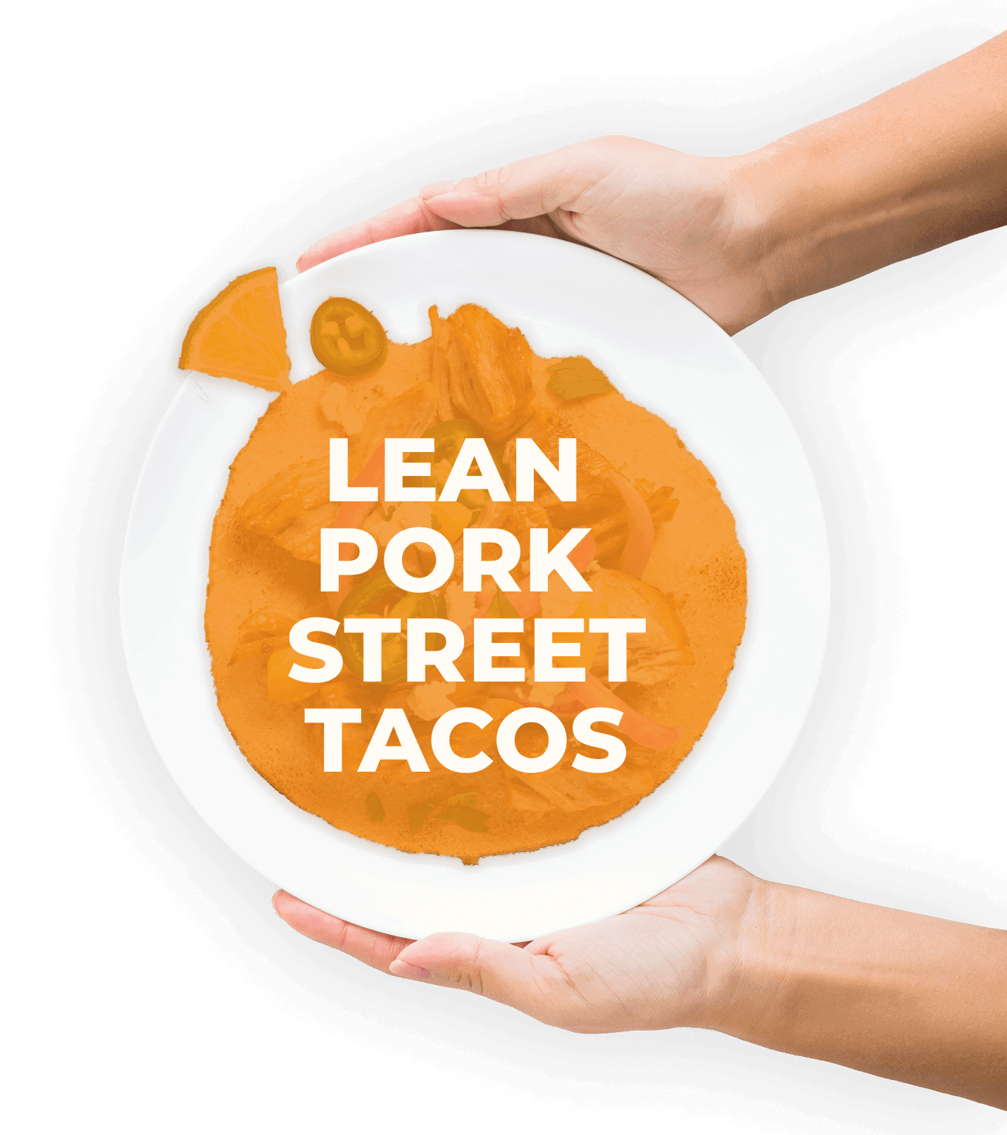 Lean pork street taco hover state