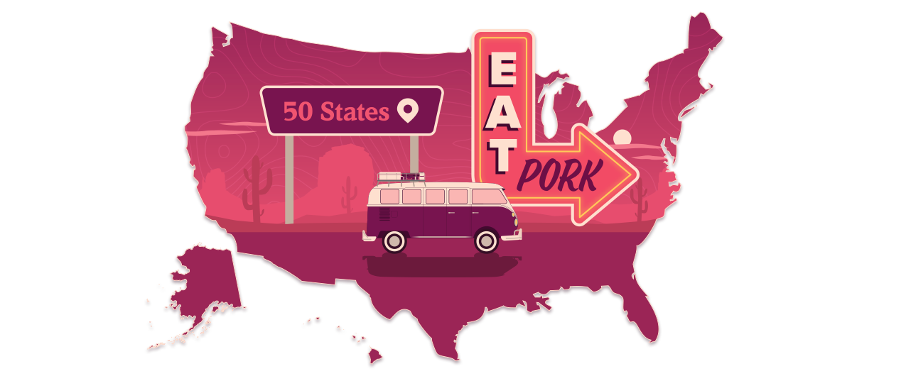 united states of pork map
