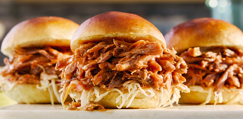 Classic Pulled Pork Sandwich with Carolina Slaw