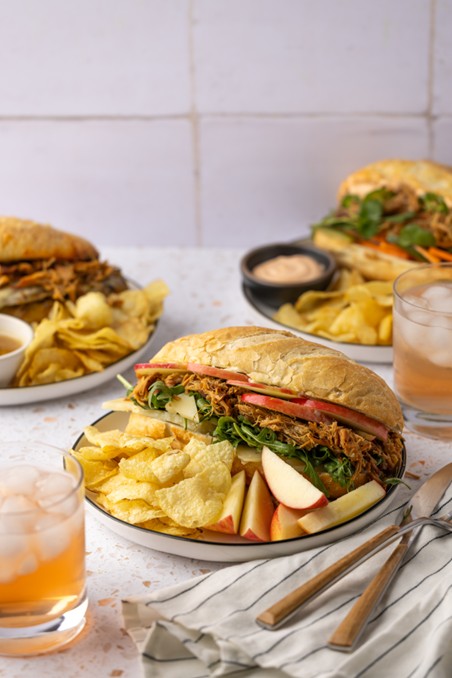 Pork Roast Sandwiches 3 Ways