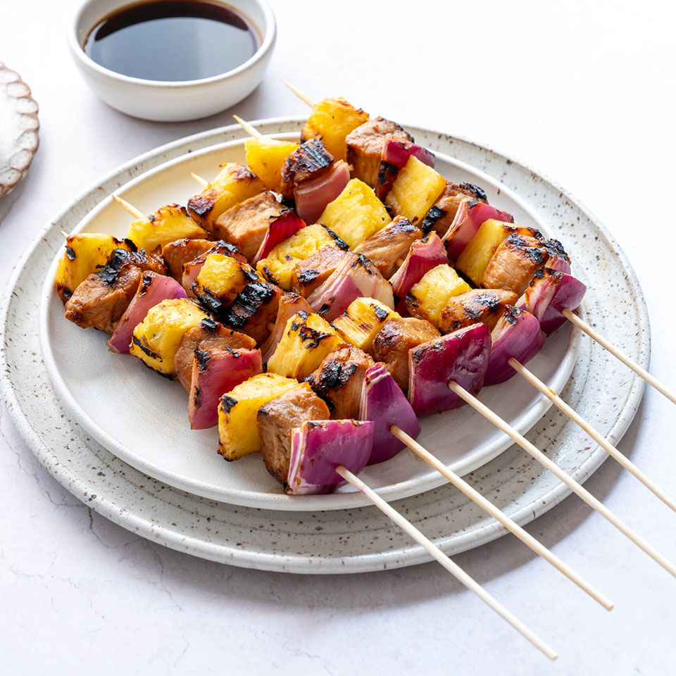 Pork & Pineapple BBQ Skewers