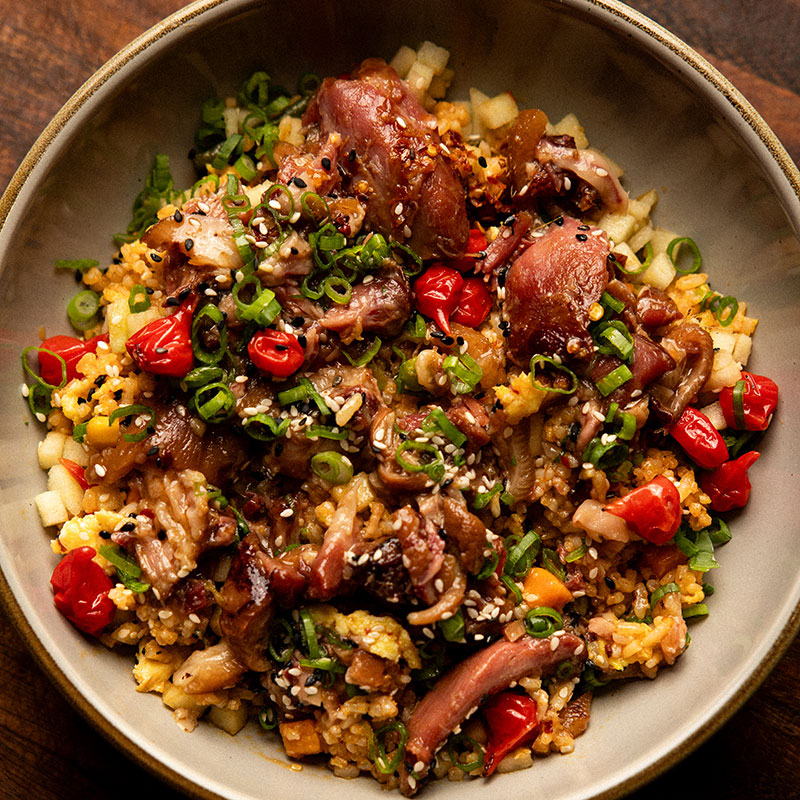 ham hock fried rice