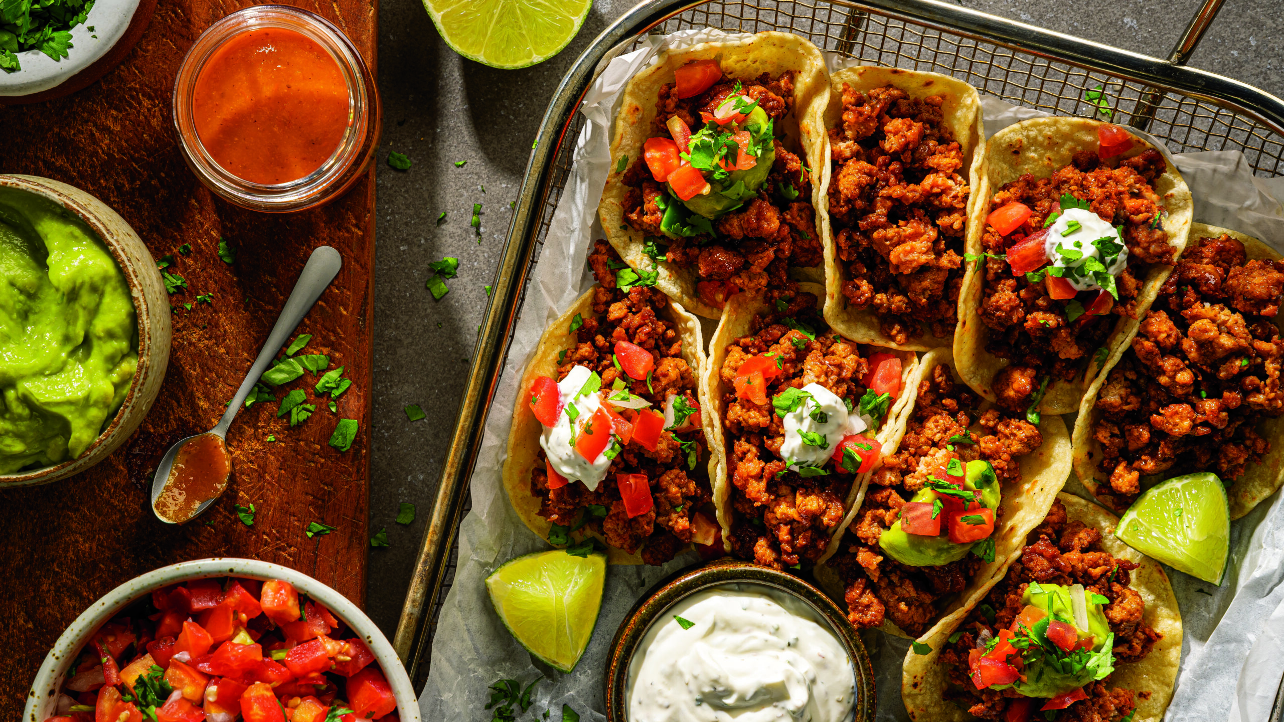 Chipotle Ground Pork Street Tacos