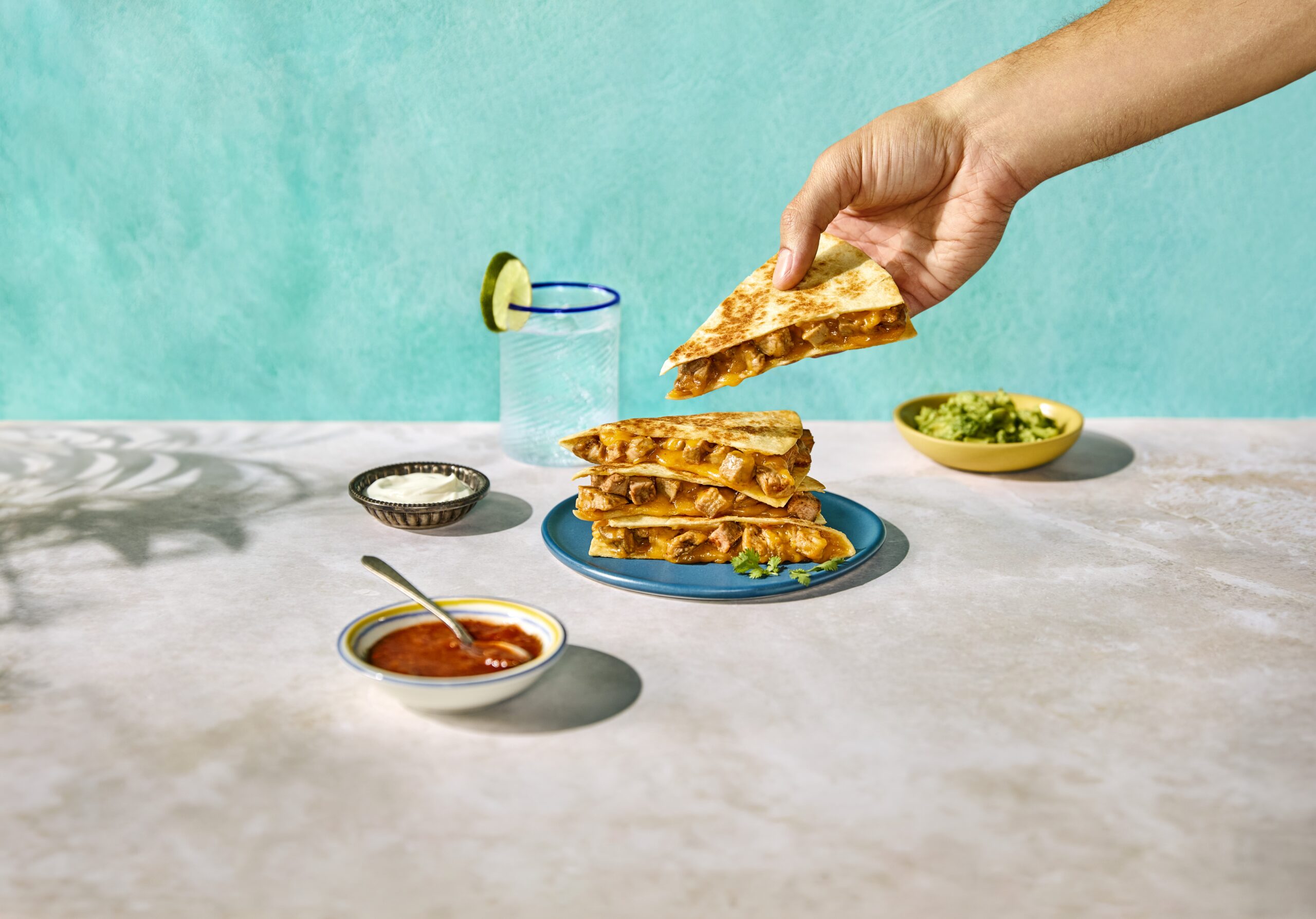Cumin Pork Tenderloin Quesadillas​